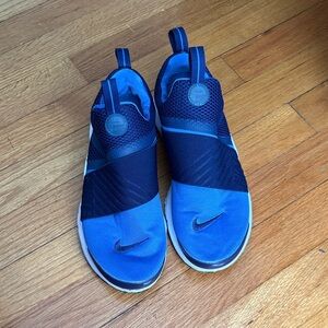 Nike Blue and Black Slip-On Sneakers